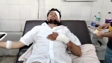 मुरादाबाद: कुंदरकी थाना क्षेत्र में डंपर ने मारी टाटा मैजिक में टक्कर चालक हुआ गंभीर रूप से घायल इलाज के लिए भर्ती