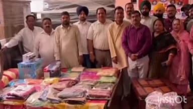 ਖਰੜ: ਜੈ ਮਾਂ ਸਰਸਵਤੀ ਕਲੱਬ ਅਤੇ ਲਾਈਨ ਸਿਟੀ ਵੱਲੋ ਕਰਵਾਏ ਲੋੜਵੰਦ ਧੀ ਦੇ ਵਿਆਹ ਤੇ ਐਮ ਸੀ ਤੇ ਲੰਬਰਦਾਰ ਰਾਜਿੰਦਰ ਨੇ ਸ਼ਿਰਕਤ ਕੀਤੀ