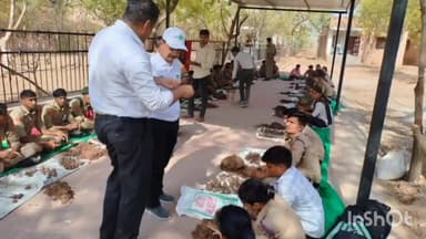 नागौर: वन मण्डल कार्यालय में सीड् बॉल बनाने की कार्यशाला का जिला कलेक्टर ने किया निरीक्षण