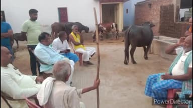 बिहिया: जगदीशपुर विधायक राम विशुन सिंह लोहिया हेतमपुर निवासी मृतक रामदेव सिंह के पीड़ित परिजन से की मुलाकात