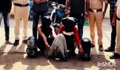 आरोन: आरोन में बैंक से ₹17 लाख निकालने गए व्यापारी से कट्टा अड़ाकर लूट का प्रयास करने वाले दो बदमाशो को आरोन पुलिस ने पकड़ा