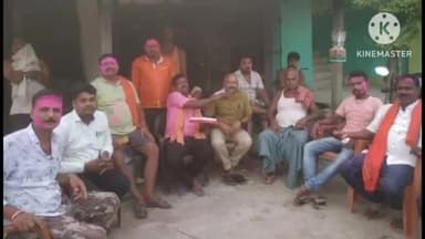 खोदावंदपुर: गिरिराज सिंह की जीत पर खोदावंदपुर प्रखंड के एनडीए कार्यकर्ताओं में जश्न का माहौल।