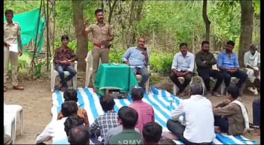 समुद्रपूर: मनुष्य निर्सागाची सांगड घातल्यास पर्यावरणाची हानी होणार नाही ठाणेदार संदिप गाडे :मोहगांव रोपवाटिकेत प्रतिपादन