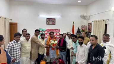 जलेसर: जलेसर क्षेत्र से लोकसभा सांसद  का चुनाव जीतने पर बधाइयां देने का तांता जारी तहसील जलेसर क्षेत्र का मामला