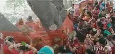 फुलवारी: फुलवारी प्रखंड के सभी जगह पर वट सावित्री व्रत को लेकर महिलाओं का हुजुम