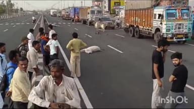 राघोगढ़: नेशनल हाईवे 46 पर साड़ा कॉलोनी के पास तेज रफ्तार कार ने दो गायों को रौंदा, मौके पर हुई मौत