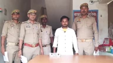 फिरोज़ाबाद: चेकिंग के दौरान बगिया मोहल्ला इलाके से एक बांछित आरोपी को नाजायज देशी कट्टा और कारतूस के साथ किया गिरफ्तार