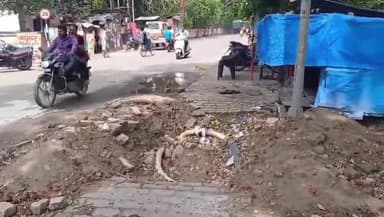 तरबगंज: विद्युत विभाग ने खोदा गढ्ढा फिर भूल गए। गढ्ढे में गिर कर आधा दर्जन से अधिक लोग हुए घायल।