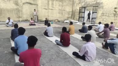 धमतरी: जिला जेल धमतरी में कराया गया योग एवं स्वास्थ्य परीक्षण