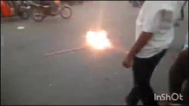 नागौर: नरेंद्र मोदी के तीसरी बार प्रधानमंत्री की शपथ लेने पर नागौर शहर में भाजपा कार्यकर्ताओं ने पटाखे फोड़ेकर खुशी जताई