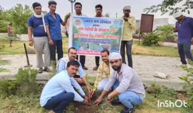 आरोन: जल गंगा संवर्धन अभियान के तहत नगरीय क्षेत्र आरोन में साफ सफाई कर कई स्थानों पर किया गया वृक्षारोपण