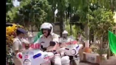 बिहार: आज से नालंदा जिला में डॉयल 112 बाइक की किया गया शुरुआत ,पुलिस लाइन से 20 बाइक को किया गया रवाना।