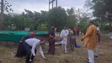 मंदसौर: जल गंगा संवर्धन अभियान के तहत नगर पालिका ने नंदा नगर में बावड़ियों के परिसर में की साफ-सफाई