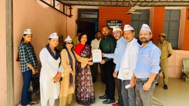 #NEET_2024 परीक्षा परिणाम में हुईं गड़बड़ी
 #AAP #सांसद_संजय_सिंह के आवाहन पर  #आम_आदमी_पार्टी_उन्नाव इकाई ने सौंपा ज्ञापन