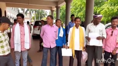 धमतरी: ग्राम बटनहर्रा के ग्रामीणों ने काबिज जमीन का पट्टा देने की मांग को लेकर कलेक्टर को सौपा ज्ञापन