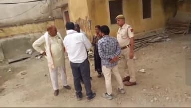 गंगापुर: बड़ी उदेई गांव में बिजली की समस्या से परेशान एक युवक निर्माणधीन पानी की टंकी पर चढ़ा