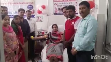 धमतरी: जिला अस्पताल में विश्व रक्तदाता दिवस के अवसर पर बड़ी संख्या में लोगों ने किया रक्तदान, रक्तदाताओं का किया गया सम्मान
