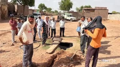 नागौर: भाकरोद गांव में जलदाय विभाग ने की अवैध जल कनेक्शनों के खिलाफ कार्रवाई