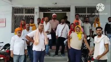 बक्सर: वेतन नहीं मिलने से नाराज जिले के 102 एंबुलेंस कर्मियों ने CS कार्यालय का किया घेराव, सौंपा मांग पत्र