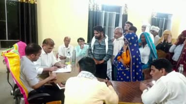 गंगापुर: तहसील कार्यालय तलावड़ा का जिला कलेक्टर डॉ गौरव सैनी ने किया औचक निरीक्षण