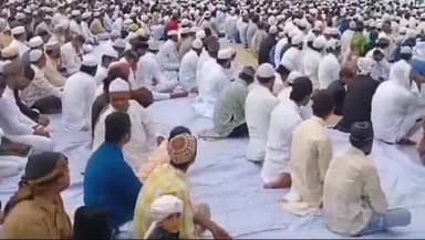 गुलाना: गुलाना में मुस्लिम समाज के लोगों ने अदा की ईद की नमाज, सुरक्षा के रहे पुख्ता इंतजाम