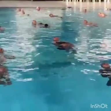 રાજકોટ પૂર્વ: આંતરરાષ્ટ્રીય યોગદિવસ નિમિત્તે રાજકોટમાંજીજાબાઇ મહિલા સ્નાનાગારમાં એકવાયોગા યોજાયા