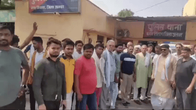 अलवर बहाला टोल टैक्स पर ई मित्र की दुकान पर हुई मारपीट से डीएसपी से मिले