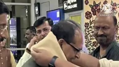 कांके: भाजपा प्रदेश चुनाव प्रभारी व केंद्रीय कृषि मंत्री शिवराज सिंह चौहान पहुंचे रांची