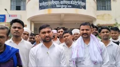 #बिछीवाडा राजस्थान सरकार के शिक्षा मंत्री मदन दिलावर के आदिवासियो के DNA जांच पर आज ज्ञापन के माध्यम इस्तीफे की मांग