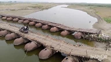 कलान: कोलाघाट, बोझी और हैदलपुर में रामगंगा नदी के घाटों पर बने पीपा पुल को 25 जून तक हटाने की सूचना जारी