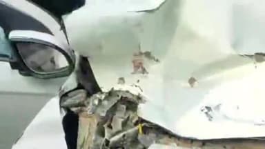 घाटमपुर: अनूपुर मोड़ के पास तेज रफ्तार ट्रक व कार की आमने-सामने भिडंत,कार चालक हुआ गंभीर रूप से घायल,जिला अस्पताल रेफर