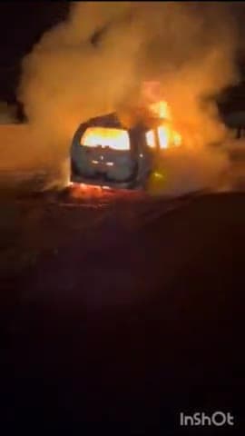 नागौर: गोगलाव के निकट अज्ञात कारणों के चलते चलती कार में लगी आग,चालक ने कूदकर बचाई अपनी जान