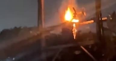 રાજકોટ પૂર્વ: જીવરાજ પાર્ક મેન રોડ ઉપર આવેલા સબ સ્ટેશનમાં આગ લાગી