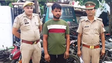 सरधना: बाइक चोर गिरोह के एक सदस्य को पुलिस ने किया गिरफ्तार भेजा जेल  लावड़ चौराहे से हुई गिरफ्तारी