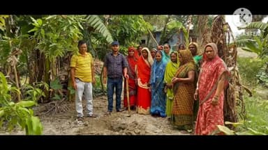 बीरपुर: पौधारोपण हेतू जीविका द्वारा बीरपुर में चलाया गया गढ्ढा खोदो अभियान