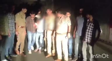 आगरा: चैन स्नेचिंग की घटना में संलिप्त अभियुक्त मुठभेड़ के दौरान नौबरी कट इनर रिंग रोड के पास से गिरफ्तार