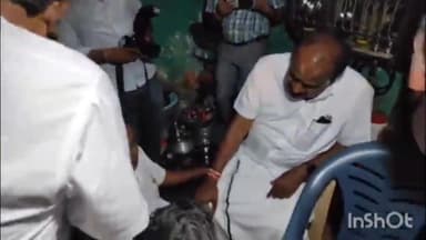 ಶಿವಮೊಗ್ಗ: ಅಪಘಾತದಲ್ಲಿ ಮೃತಪಟ್ಟ ಎಮ್ಮೆಹಟ್ಟಿ ಗ್ರಾಮದ 13 ಜನರ ಕುಟುಂಬಸ್ಥರಿಗೆ ಕೇಂದ್ರ ಸಚಿವ ಹೆಚ್.ಡಿ.ಕುಮಾರಸ್ವಾಮಿ ಸಾಂತ್ವನ