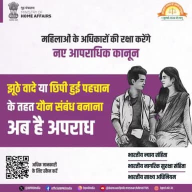 महिलाओं के अधिकारों की रक्षा करेंगे नए आपराधिक कानून!

#AzaadBharatKeKanoon