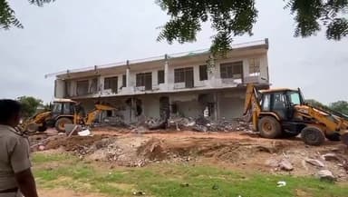 मौजमाबाद: जेडीए ने जोन 10 के इकोलॉजिकल जोन में 12 विलाज को किया ध्वस्त