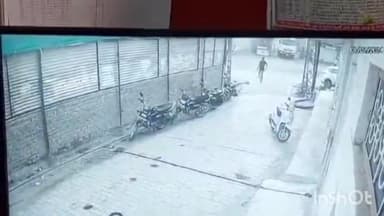 नागौर: मानासर पुलिया के निकट हुए सड़क हादसे का सीसीटीवी फुटेज आया सामने,निजी बस ने बाइक सवार को लिया चपेट में