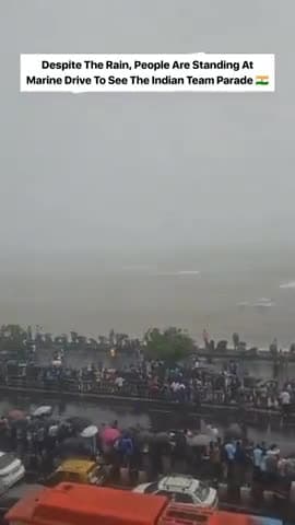 देश में जारी है #T20WorldCupFinal के जीत का शानदार जश्न
मरीन ड्राइव पर बड़ी संख्या में जुटे लोग
टीम के स्वागत के लिए
