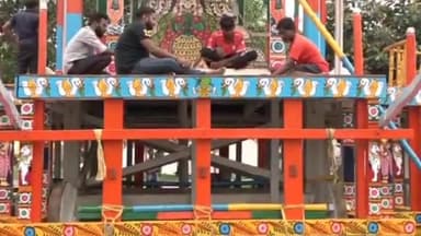 कांके: रांची के धुर्वा स्थित जगन्नाथपुर में रथ यात्रा को लेकर तैयारी पूरी, सुरक्षा के किए गए पुख्ता इंतज़ाम