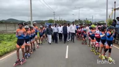 ಶಿವಮೊಗ್ಗ: ದೇವಕಾತಿಕೊಪ್ಪದಲ್ಲಿ ಕರ್ನಾಟಕ ರಾಜ್ಯ ರೋಲರ್ ಸ್ಕೇಟಿಂಗ್ ಚಾಂಪಿಯನ್ಶಿಪ್ 2024ರ ಉದ್ಘಾಟನೆ ನೆರವೇರಿಸಿದ ಸಂಸದ ಬಿ ವೈ ರಾಘವೇಂದ್ರ