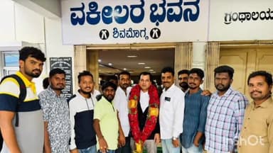 ಶಿವಮೊಗ್ಗ: ಜಿಲ್ಲಾ ವಕೀಲರ ಸಂಘದ ನೂತನ ಅಧ್ಯಕ್ಷರಾಗಿ ಹಿರಿಯ ವಕೀಲ ಜಿ.ಆರ್. ರಾಘವೇಂದ್ರ ಸ್ವಾಮಿ ಗೆಲುವು