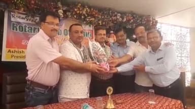 मुशहरी: मिठनपुरा  स्थित एक होटल के सभागार में रोटरी क्लब ऑफ तिरहुत का मनाया स्थापना दिवस आशीष शंकर बने अध्यक्ष