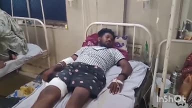 गुना नगर: बिलोनिया के पास आवारा सांडों को छोड़ने गए नगर पालिका कर्मचारियों को फोर व्हीलर ने मारी टक्कर तीन लोग घायल