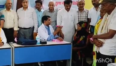 गुना नगर: जिला दृष्टिहीनता नियंत्रण समिति और रोटरी क्लब ने रोटरी भवन में लगाया निशुल्क नेत्र रोग जांच शिविर