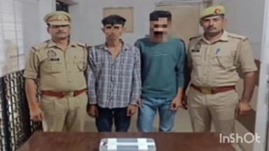 बिजनौर: मंडावर में पुलिस ने जानलेवा हमले के दो आरोपी को गिरफ्तार कर भेजा जेल।