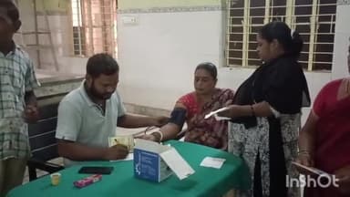 लखीसराय: लायंस क्लब परिसर पुरानी बाजार में आयोजित निशुल्क जांच शिविर में की गई 126 हाई BP, मधुमेह व 41 लोगों की आंखों की जांच