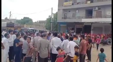 जोधपुर: सांगरिया बाइपास पर क्षेत्र वासियों ने शराब की दुकान खुलने का किया विरोध, मौके पर पहुंची पुलिस